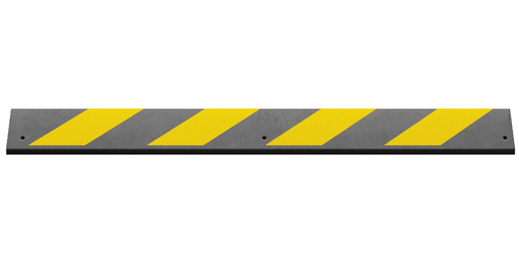 Демпфер угловой резиновый косые светоотражатели ДУ-8-900