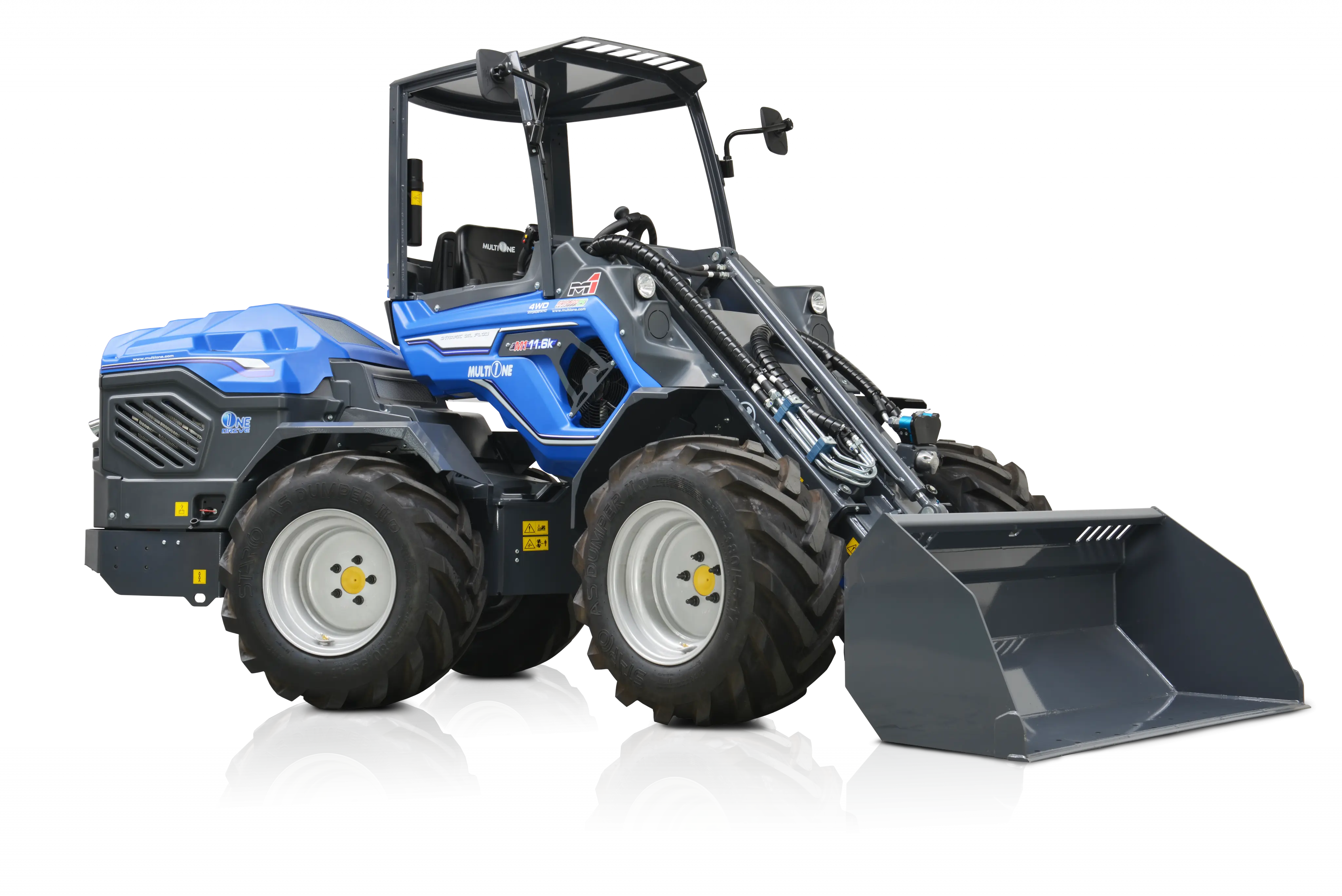 Многофункциональный шарнирно-сочлененный мини-погрузчик MULTIONE 11.6 K Stage III standart