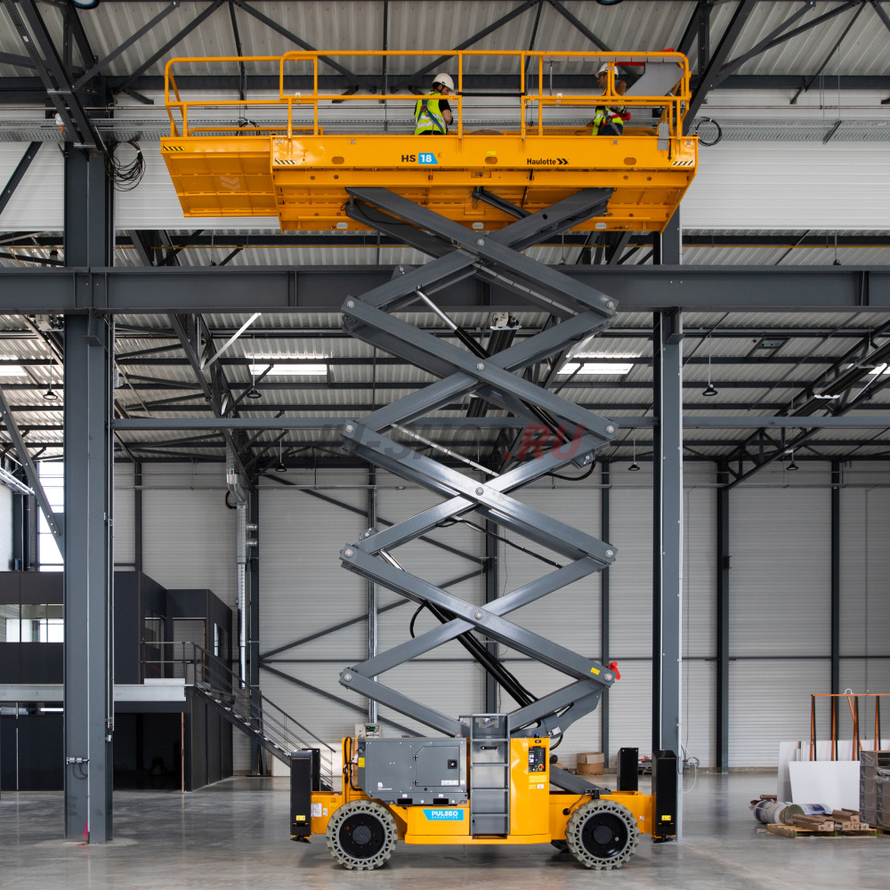 Самоходный электрический ножничный подъемник Haulotte HS18E