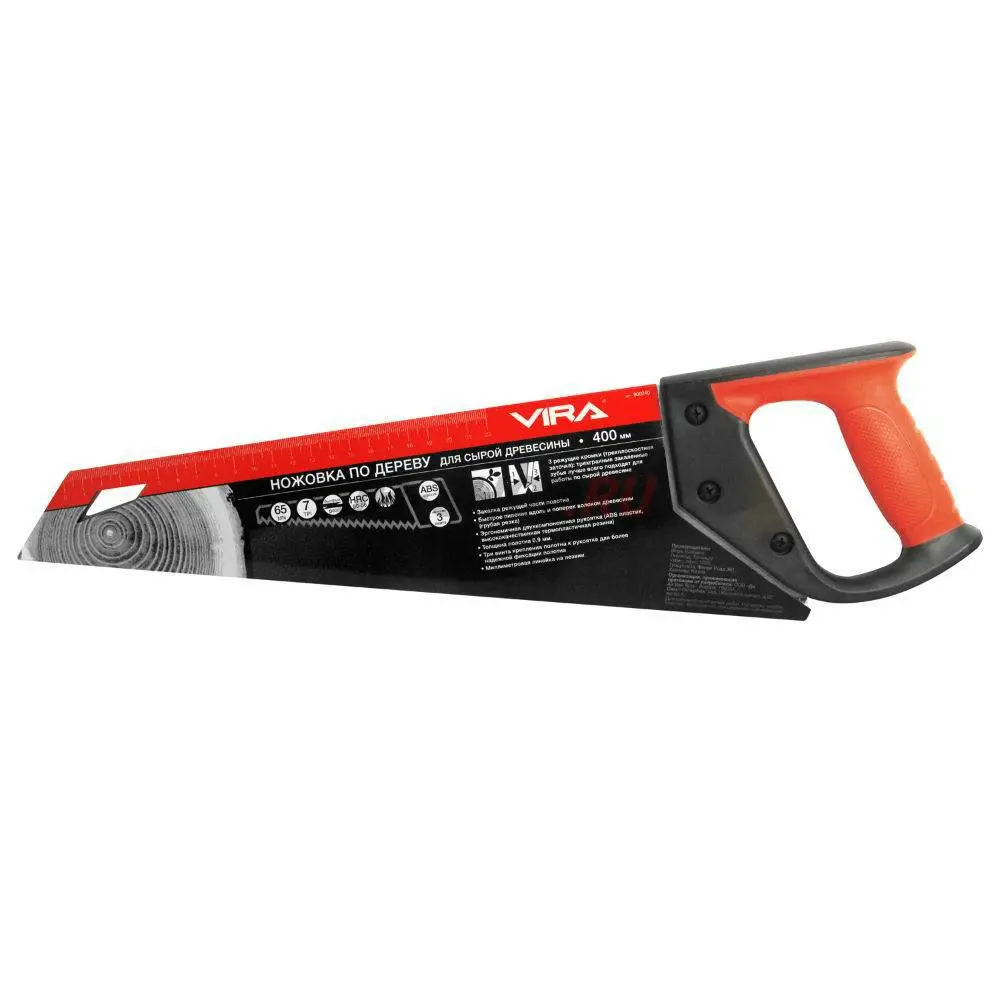 Ножовка по сырой древесине 3D зуб  VIRA