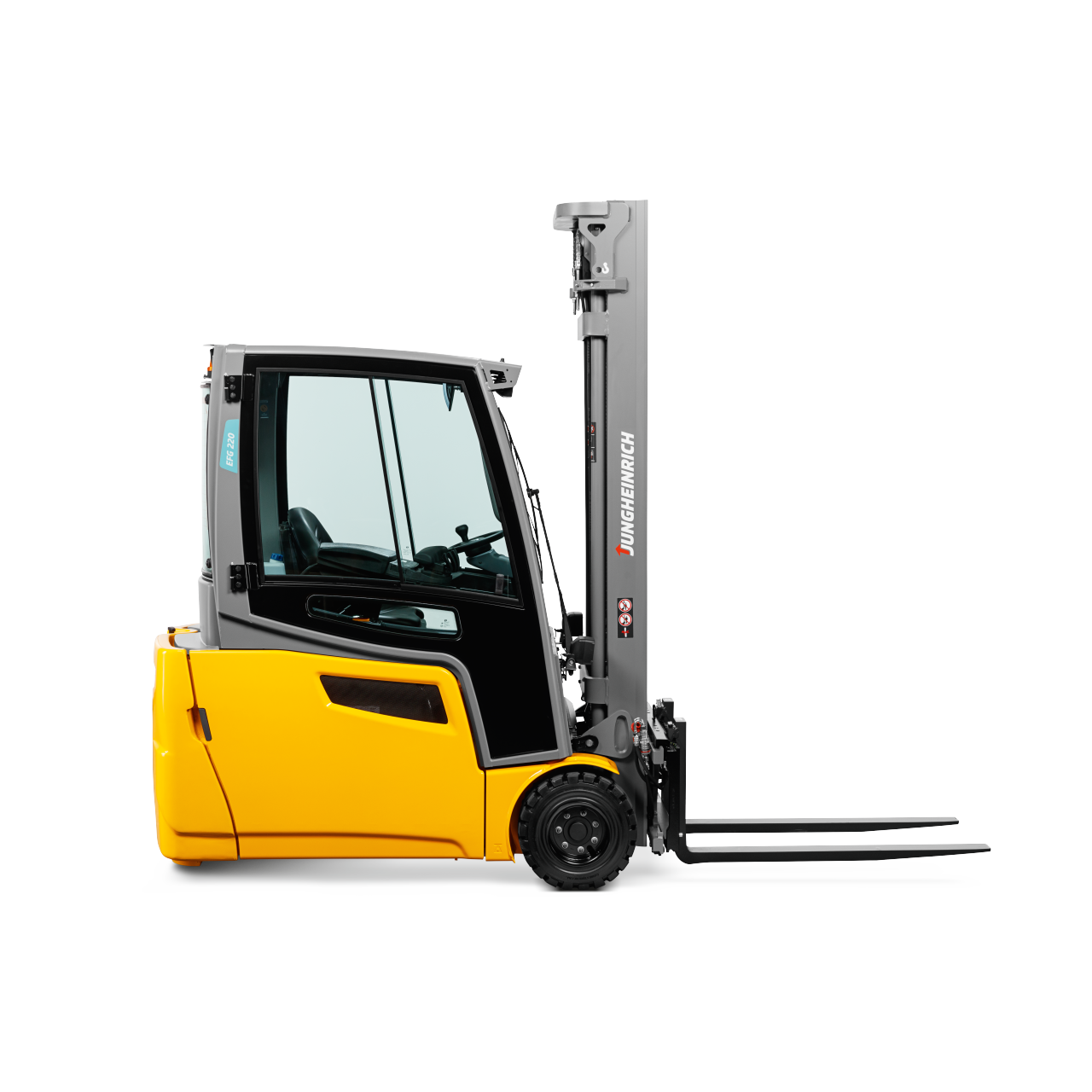 Электрический погрузчик Jungheinrich EFG 220 DZ, 4700 мм с сайдшифтом