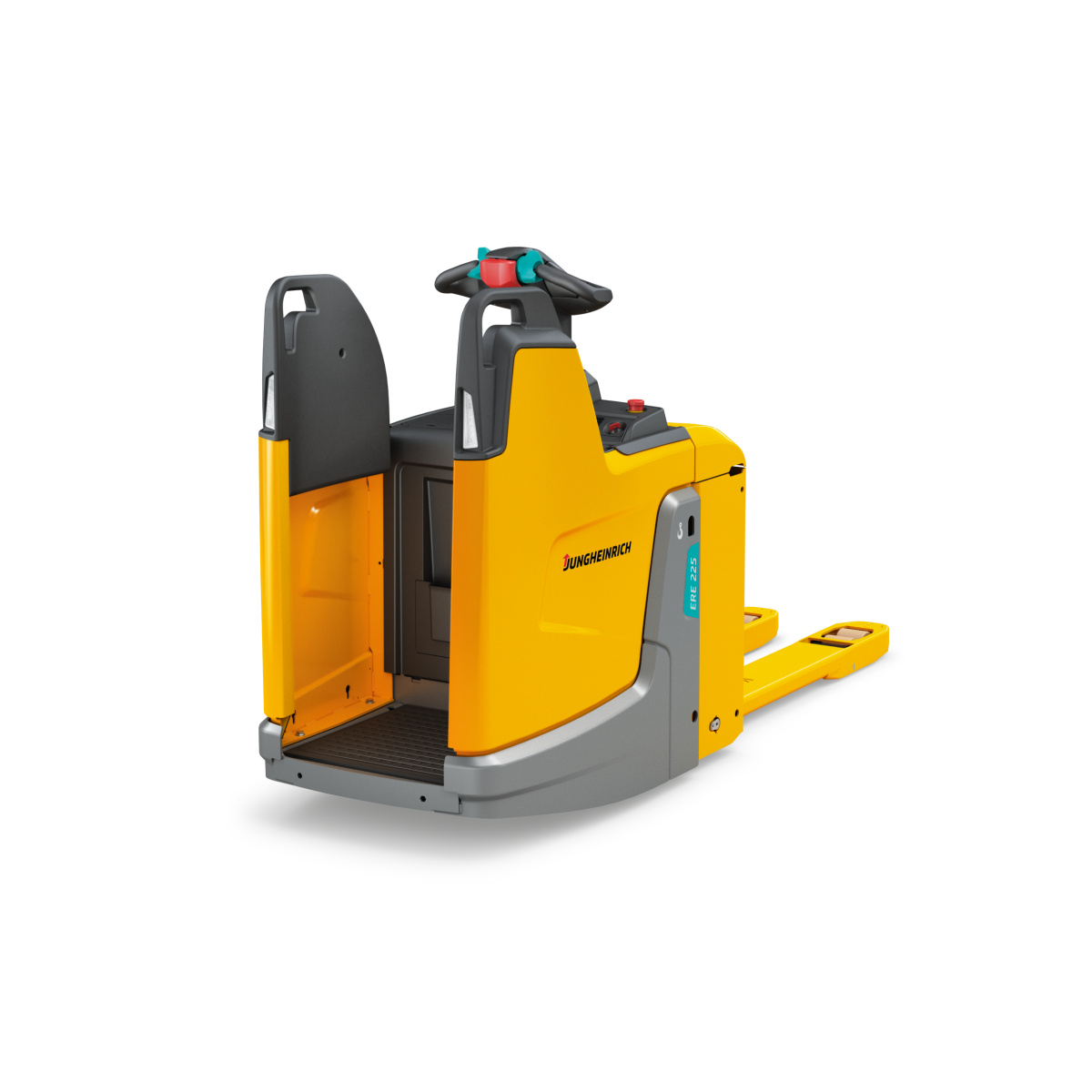 Тележка электрическая самоходная ERE 120 (6 км/ч), 2000 кг, 1150 x 535 мм, с фиксированной платформой для оператора, Li-Ion с батареей 250 Ah