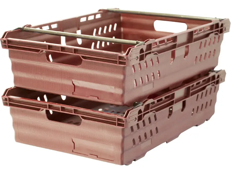 Ящик Tara 600х400х167 (со складываемыми ручками)