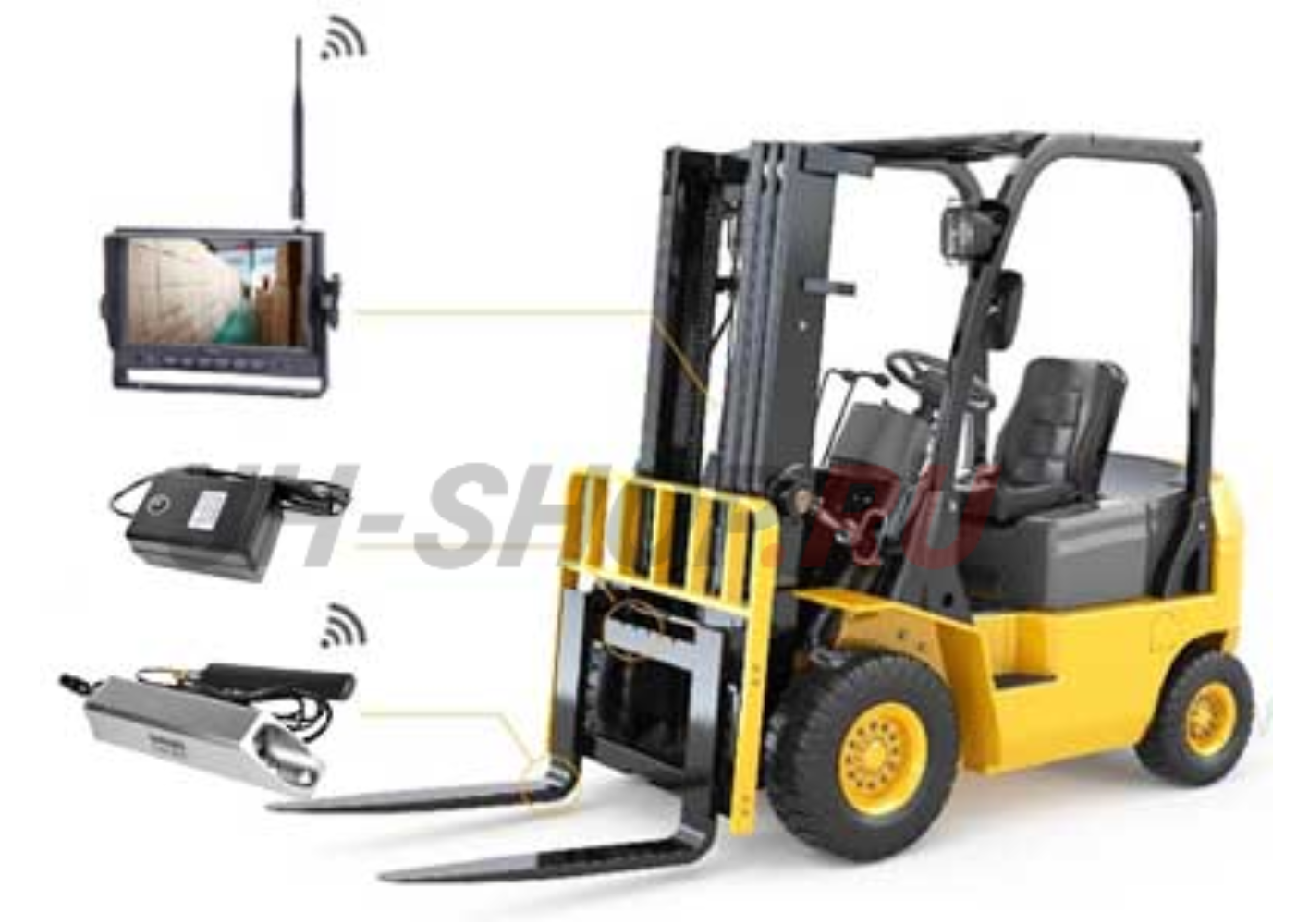 Парковочный комплекс для вилочных погрузчиков беcпроводной