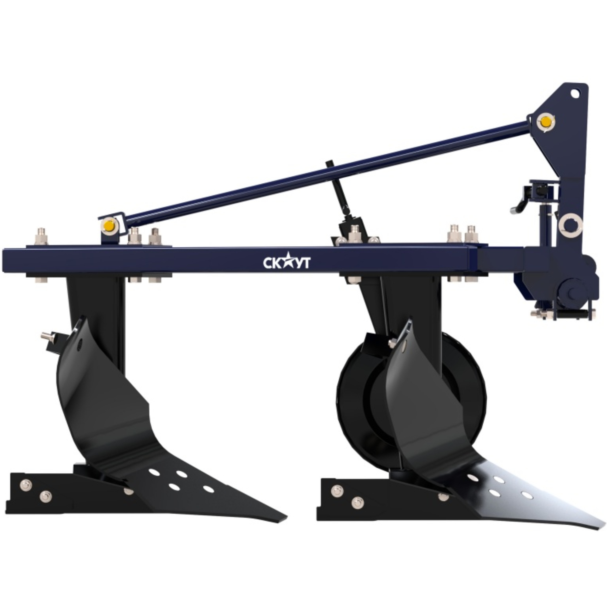 Плуг двухкорпусный навесной СКАУТ PL-230 OGRODNIK