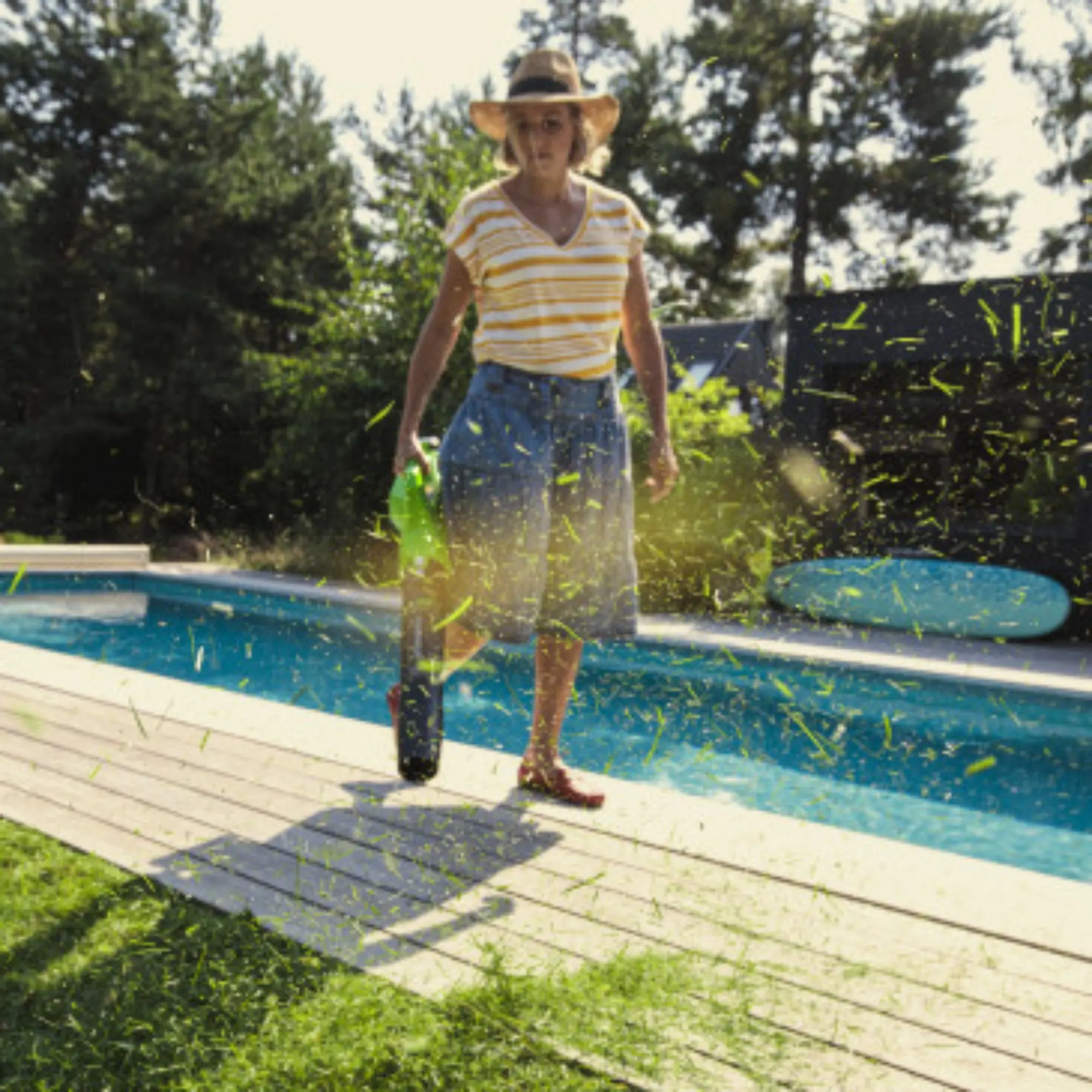 Воздуходув аккумуляторный Greenworks G24AB, 24V, без АКБ и ЗУ