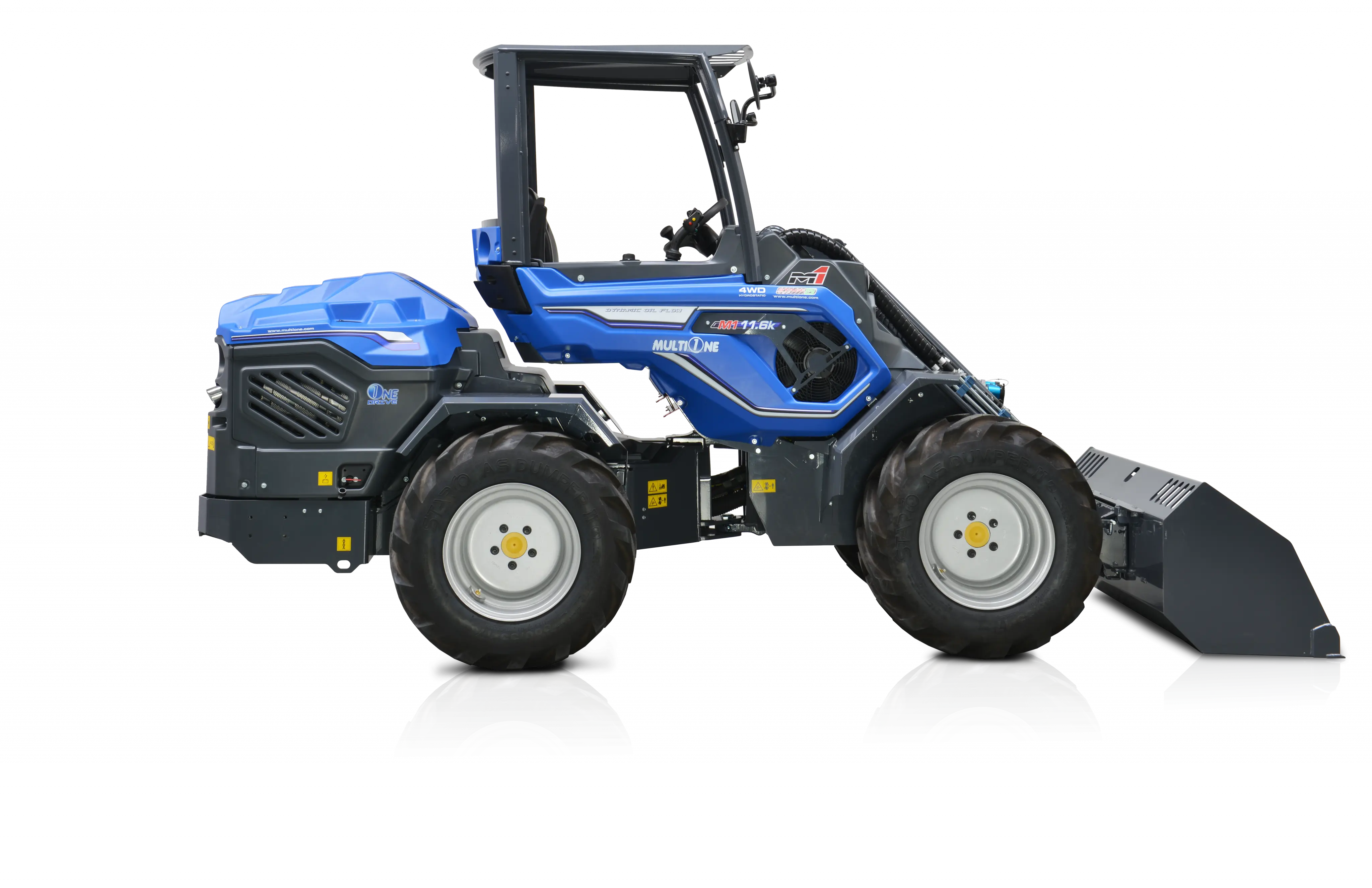 Многофункциональный шарнирно-сочлененный мини-погрузчик MULTIONE 11.6 K Stage III standart