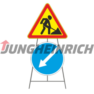 Переносная опора для 2 дорожных знаков