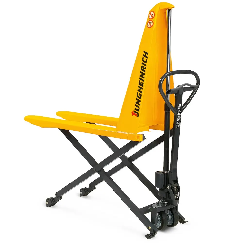 Гидравлическая тележка (рохля) с ножничным подъемом Jungheinrich AMX 10, 1000 кг, 1150х150 мм, с полиуретановыми колесами