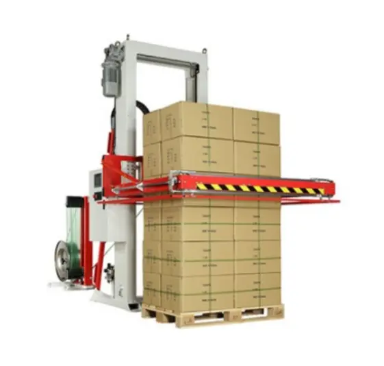 Стреппинг машина для горизонтальной обвязки паллет TP-733H Castor