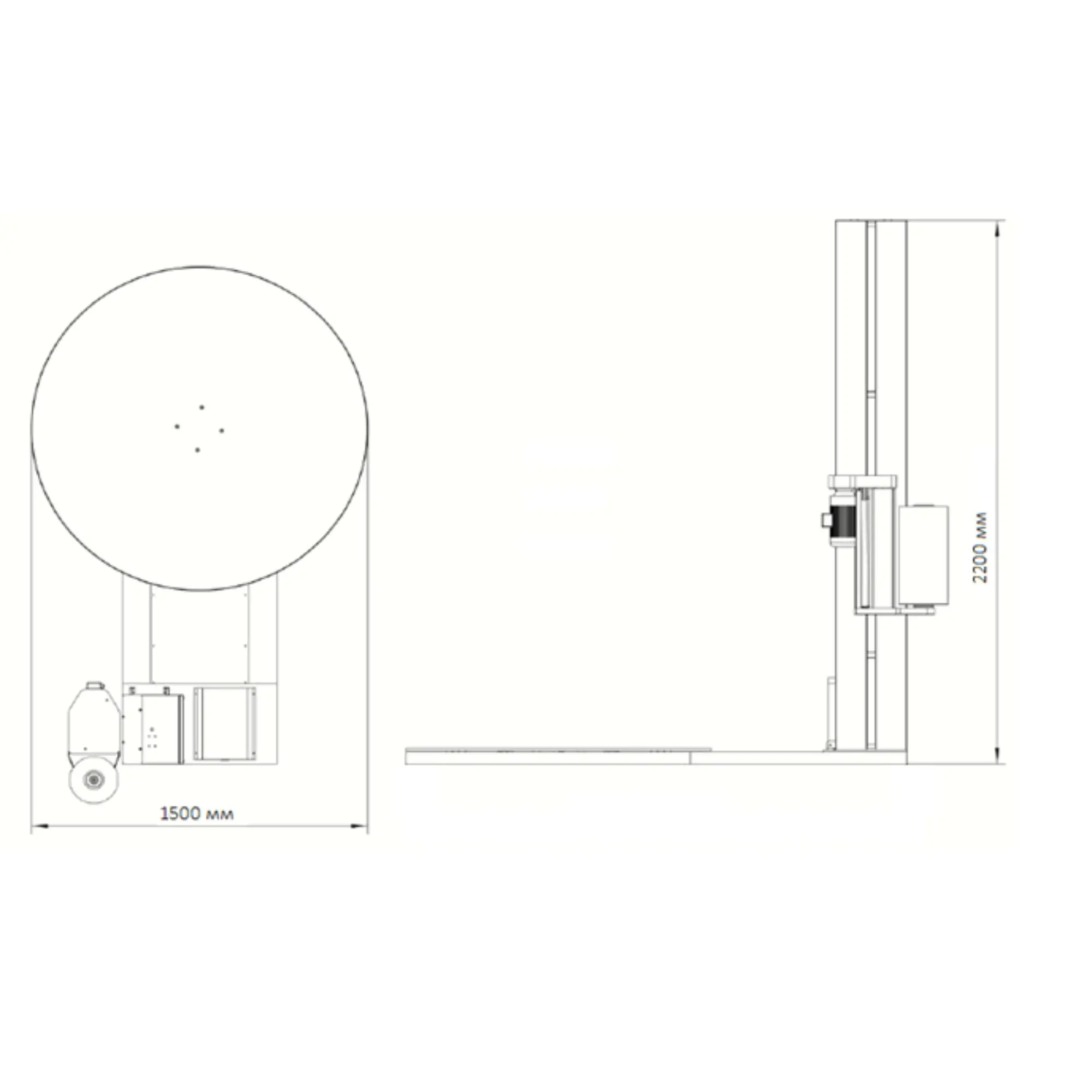 Паллетообмотчик / паллетоупаковщик Packman K100