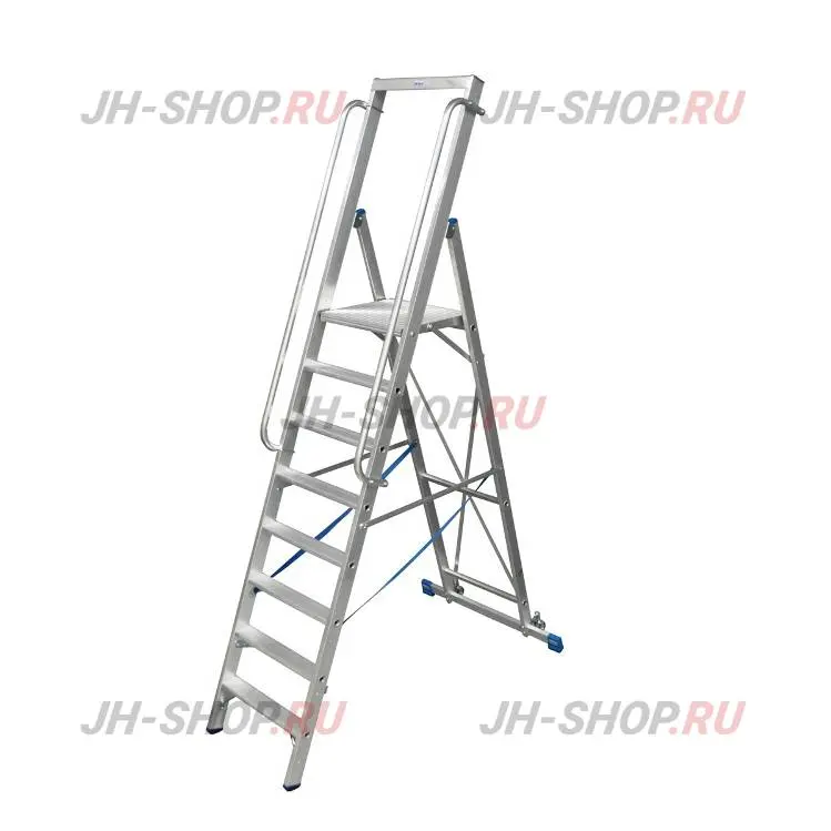 Krause STABILO Стремянка на роликах, рабочая высота 3400-5300мм