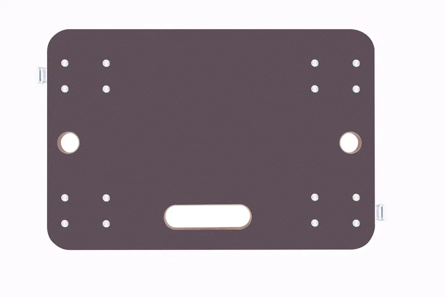 Платформенная тележка Moverplat MEDIUM-M-125-PVC