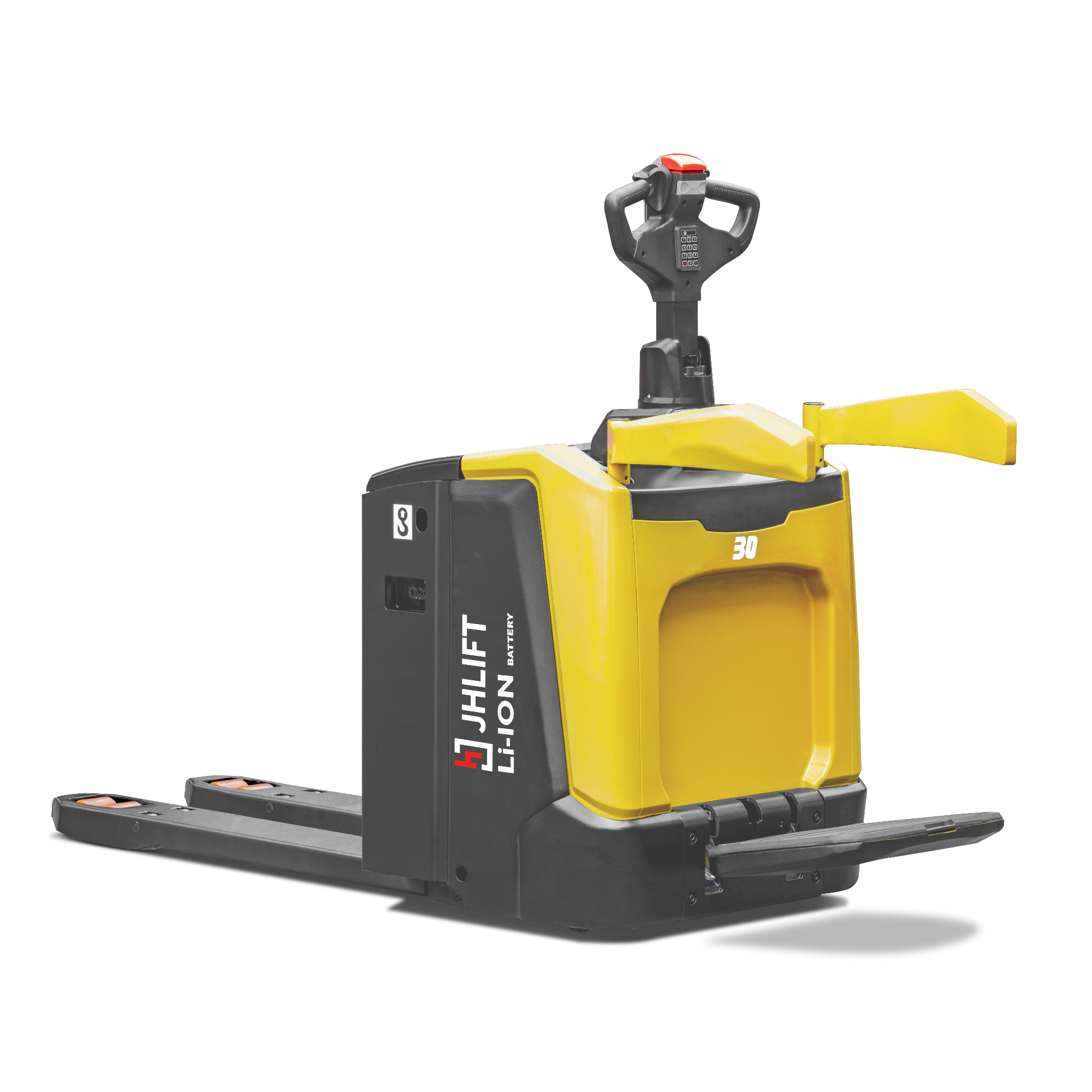Тележка электрическая самоходная JHLIFT CBD 30X-S, с местом оператора, 3000 кг, 1150 x 540 мм, интегрированная Li-Ion батарея