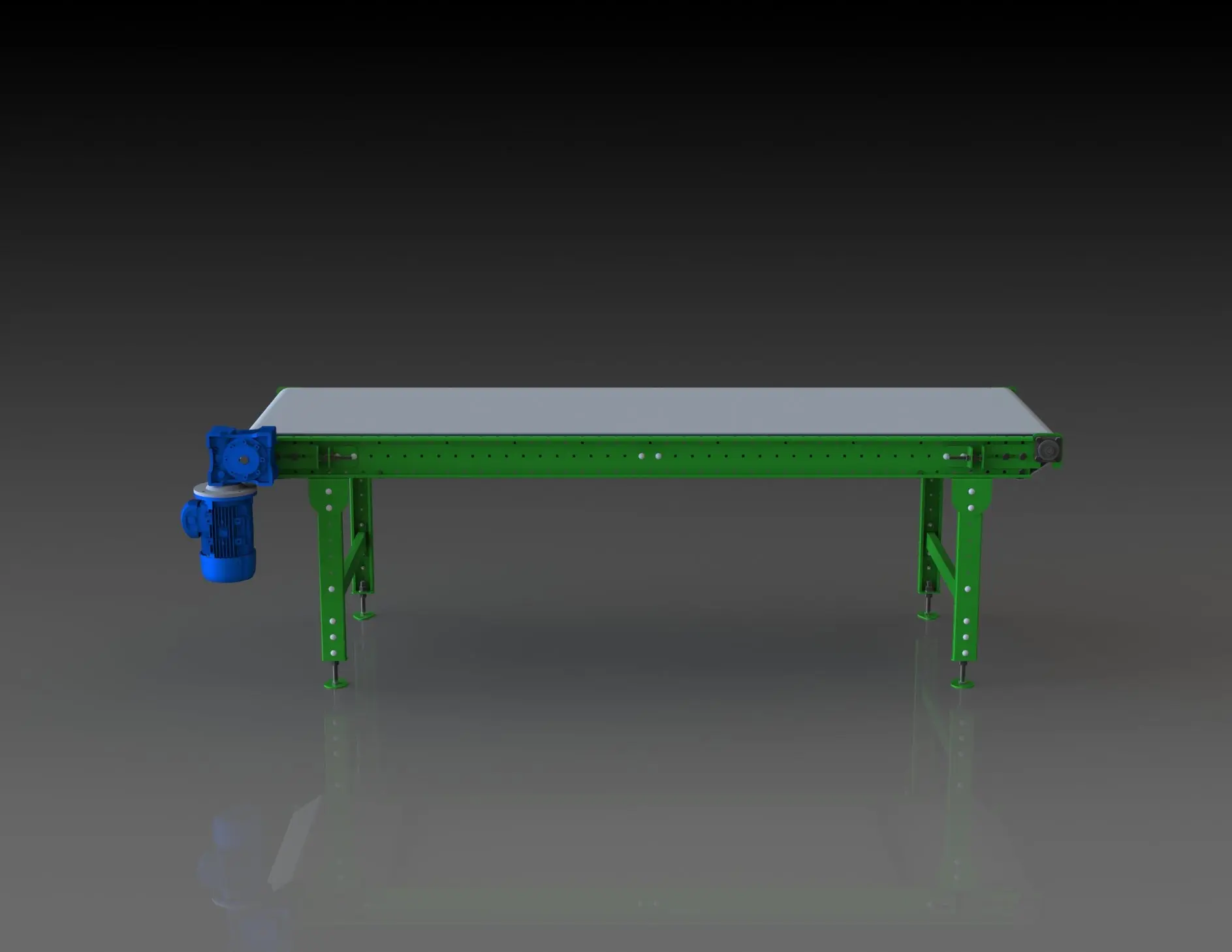 Ленточный горизонтальный транспортер