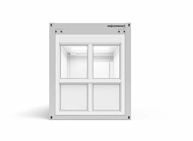 10-футовый офисно-бытовой контейнер класса Premium