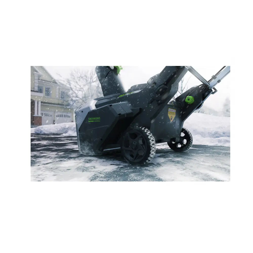 Снегоуборщик аккумуляторный GD82STK5 с 5 А/Ч АКБ И ЗУ