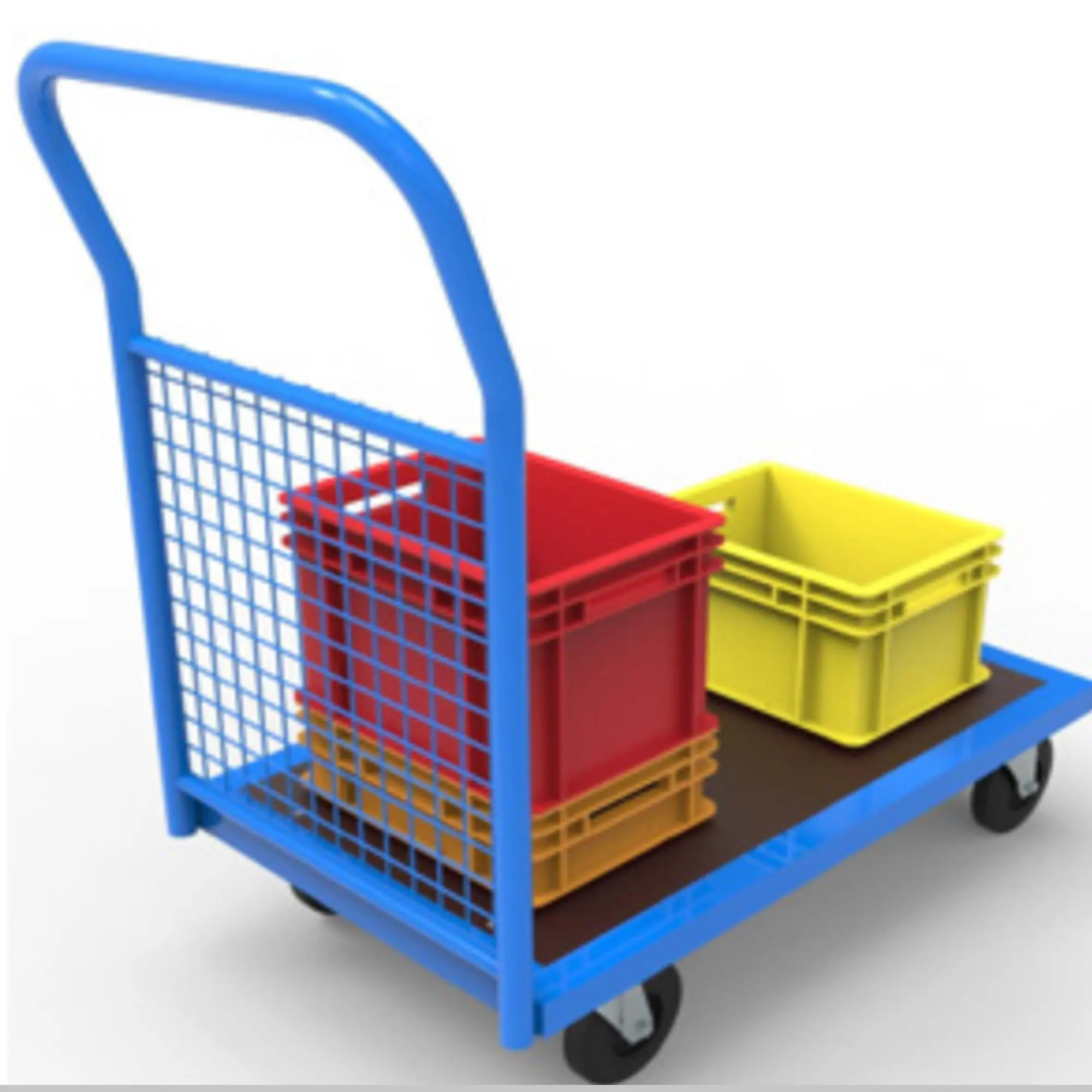 Тележка платформенная с 1-ой сетчатой ручкой - ТПС1