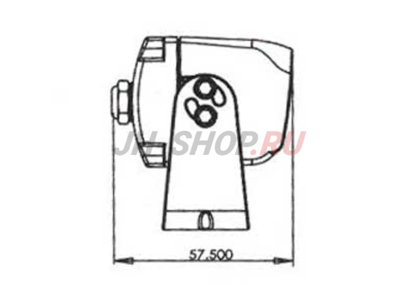 Камера заднего вида проводная (1705-00017)
