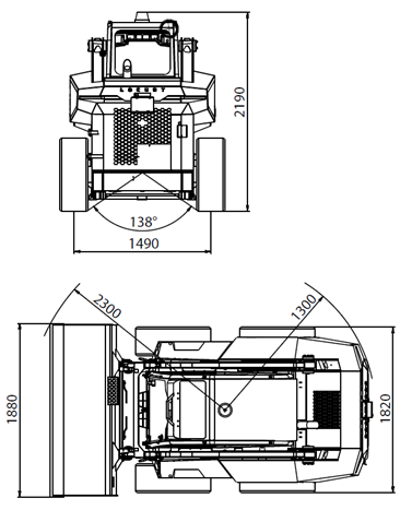 Мини-погрузчик L1004 Speed+ с двойной скоростью, камерой заднего хода и плавающим клапаном