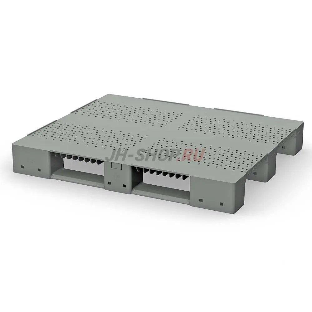 Поддон полимерный сплошной для стеллажного хранения 1200х1000