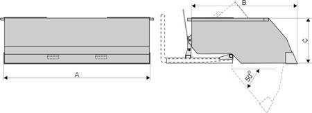 Ковш с механическим приводом КМЗ-1500 (закрытые вилы)
