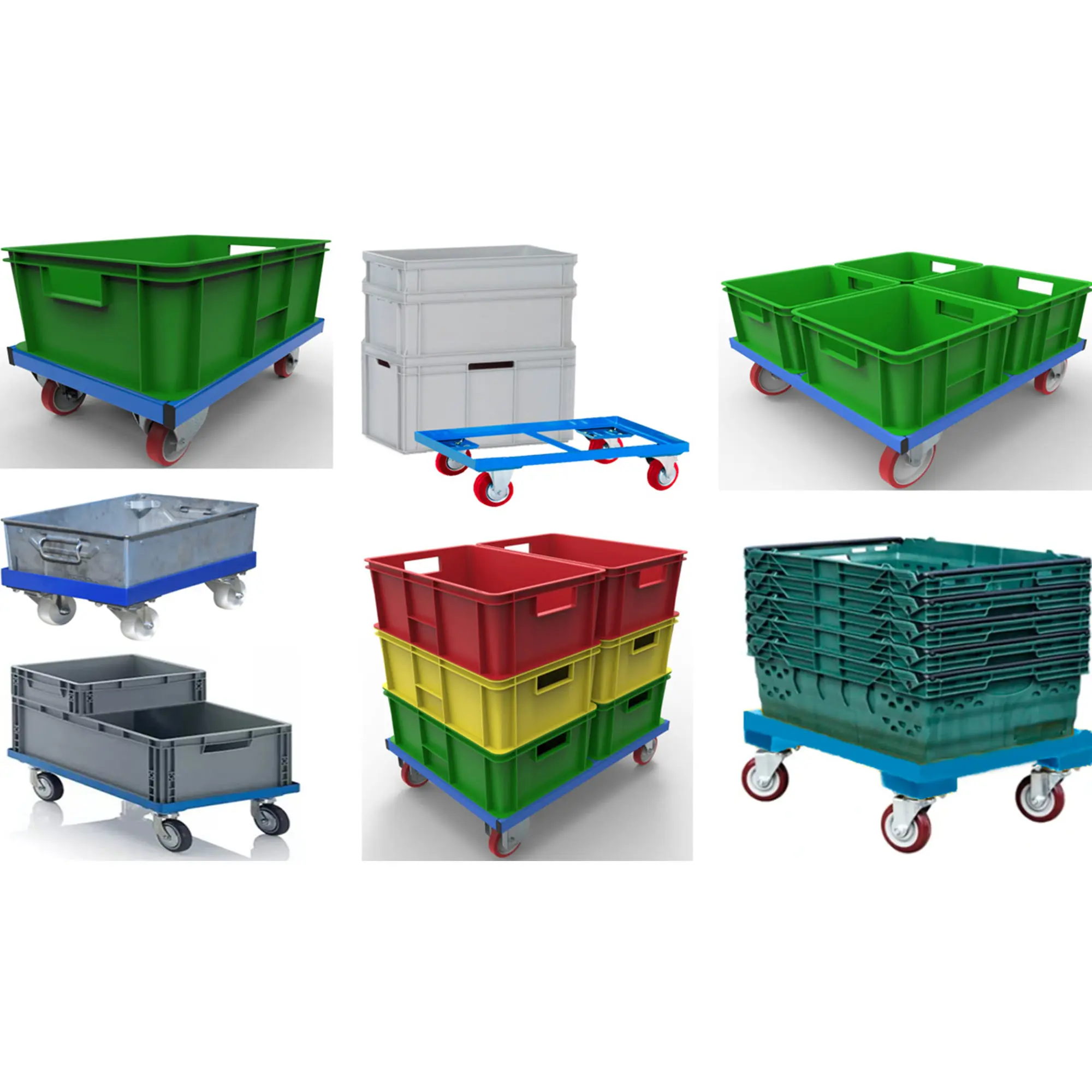 Тележка платформенная для Евробокса - ТПКСб