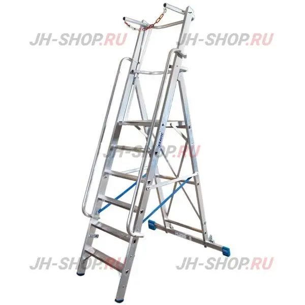 Krause Stabilo стремянка с большой площадкой, рабочая высота 3400-5300мм