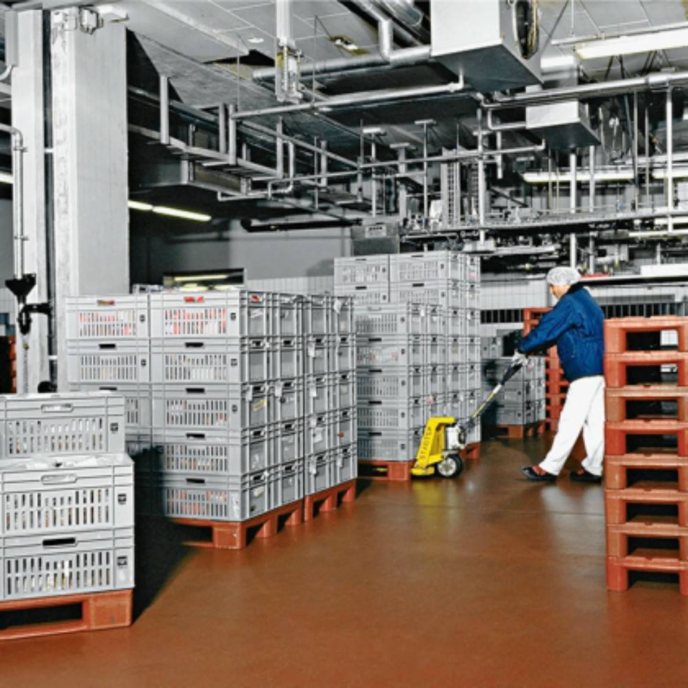 Гигиеническая усиленная паллета 1200х1000 мм на выбор с бортиками/без бортиков UTZ