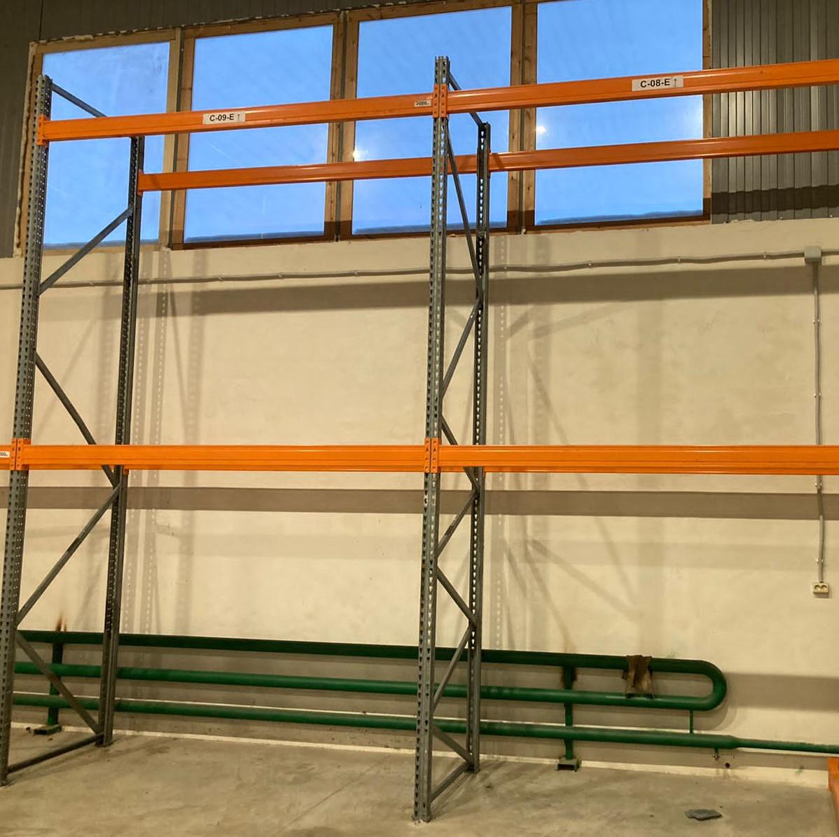 Паллетный стеллаж 3000x2700x1000 на 9 паллетомест