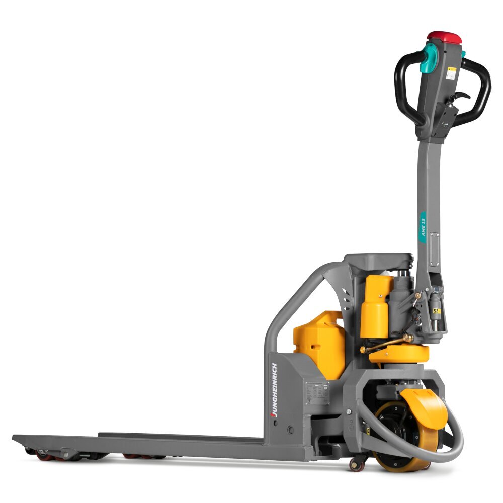 Тележка электрическая самоходная Jungheinrich AME 13, 1300 кг, с нестандартными вилами 800 x 550 мм, Li-Ion с батареей 20 Ah