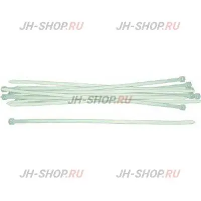 Хомут пластиковый черный/белый, длина 100-200мм Kroft картинка