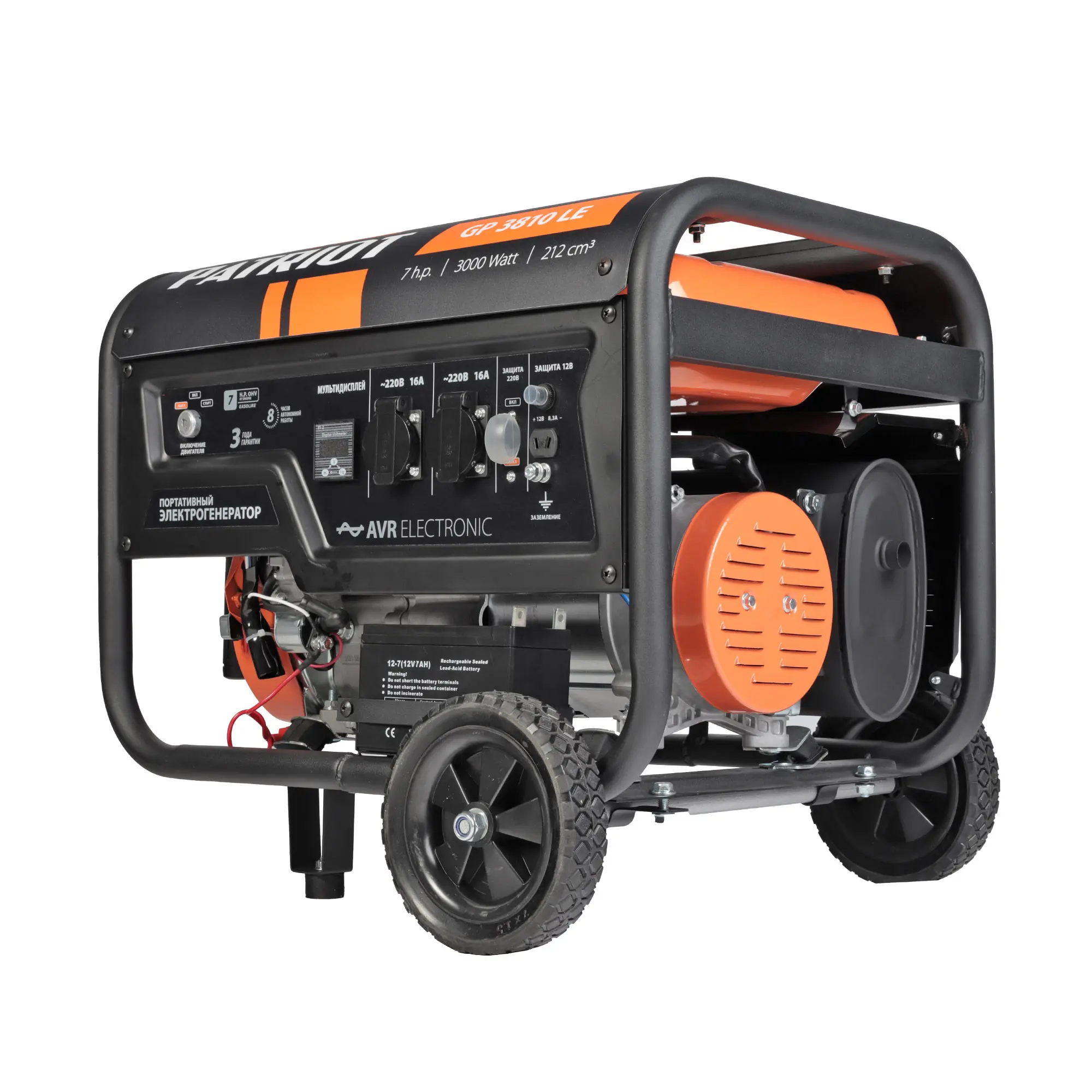 Генератор бензиновый PATRIOT GP 3810LE