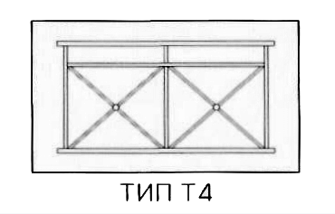 Пешеходное ограждение ограничивающее