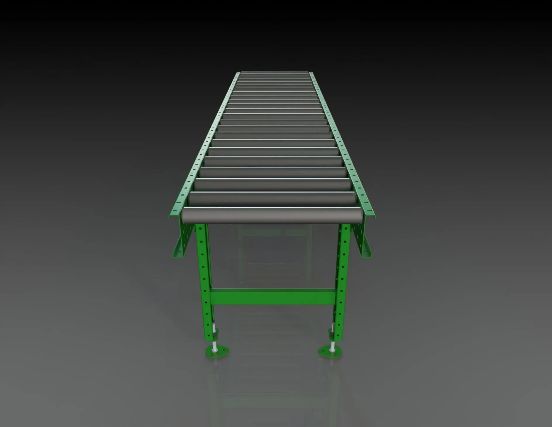 Приводной горизонтальный рольганг 