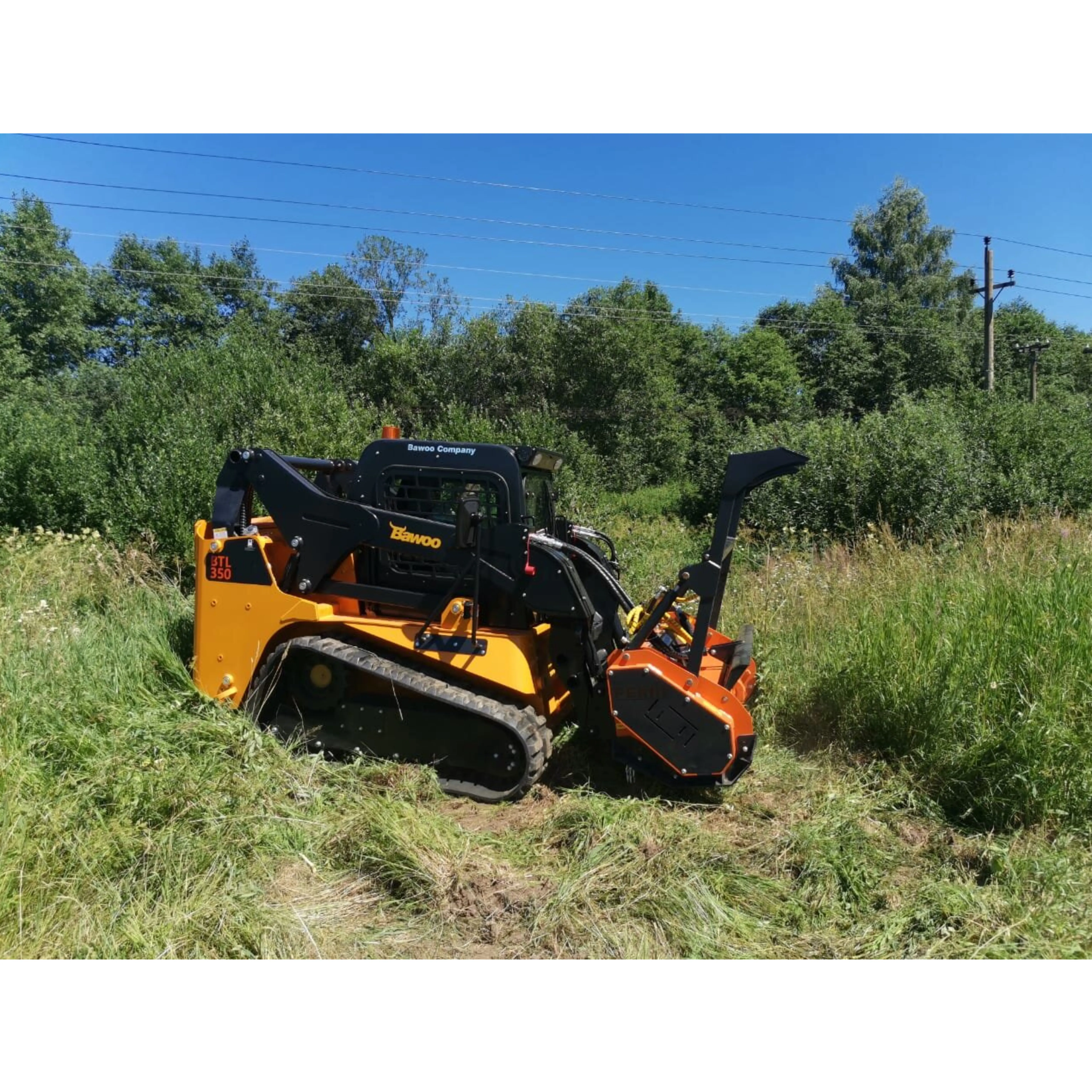 Мини-погрузчик с бортовым поворотом BAWOO BTL350