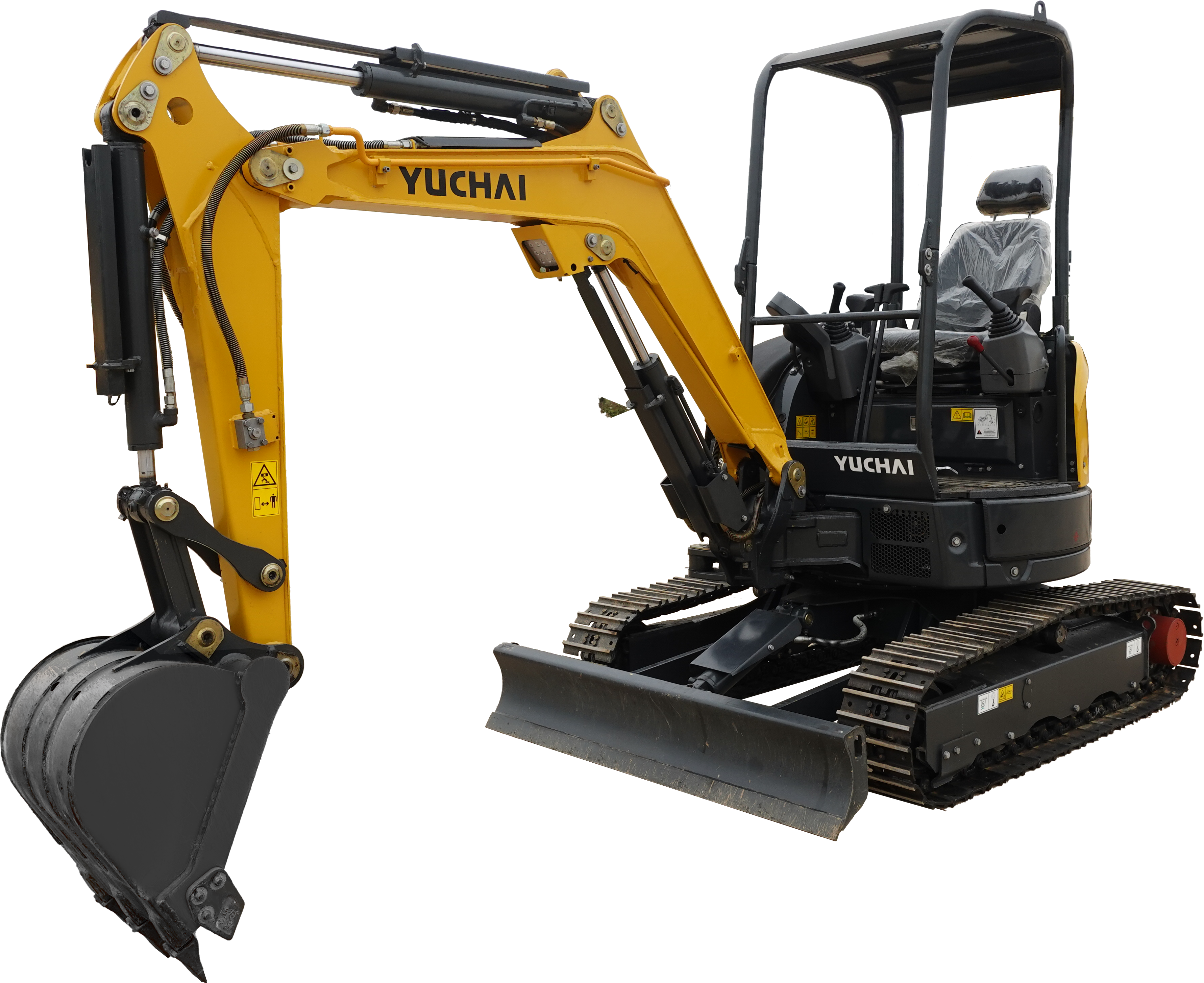 Миниэкскаватор Yuchai U27 c закрытой кабиной