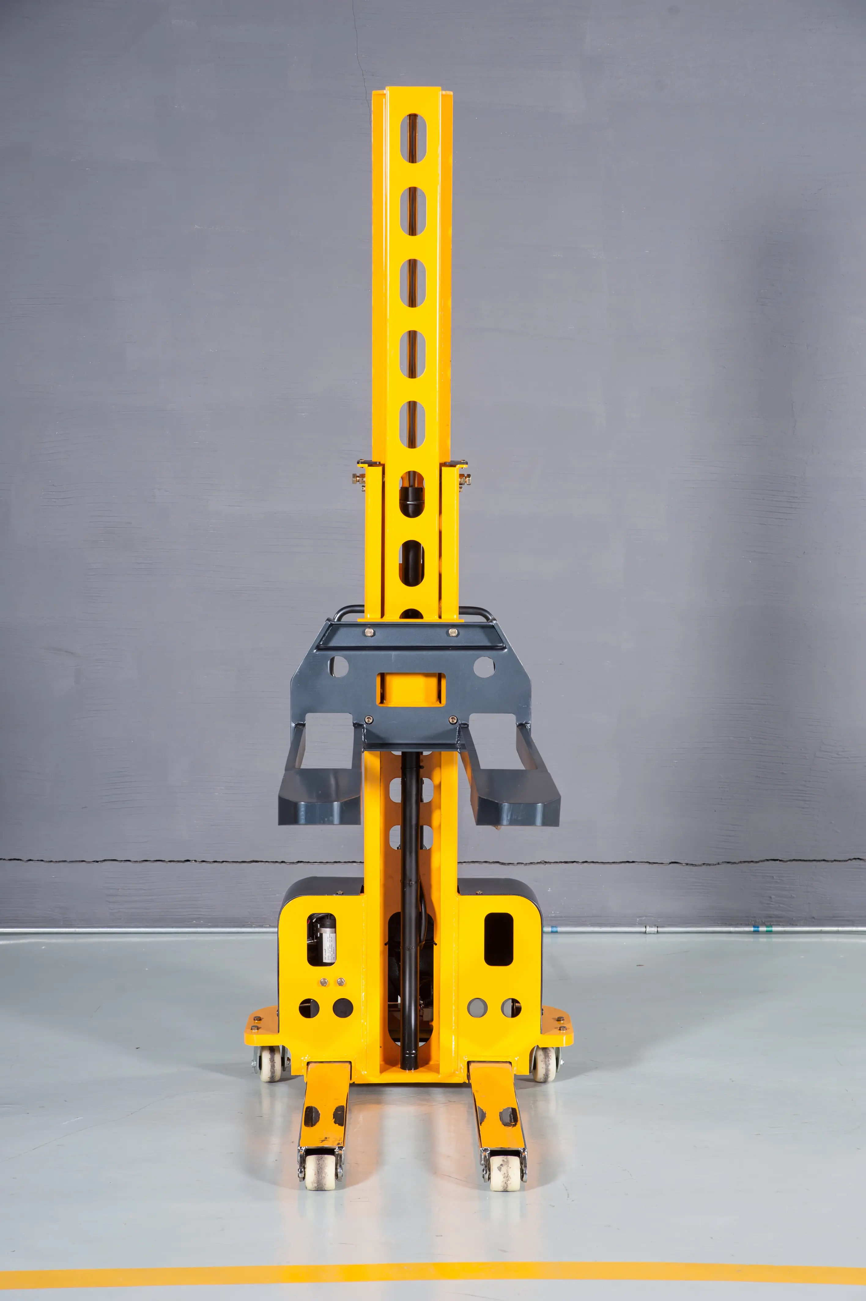 Гидравлический штабелер с электроподъемом, самоподъемный JHLIFT VANGO 500, г/п 500 кг, в/п 1300 мм