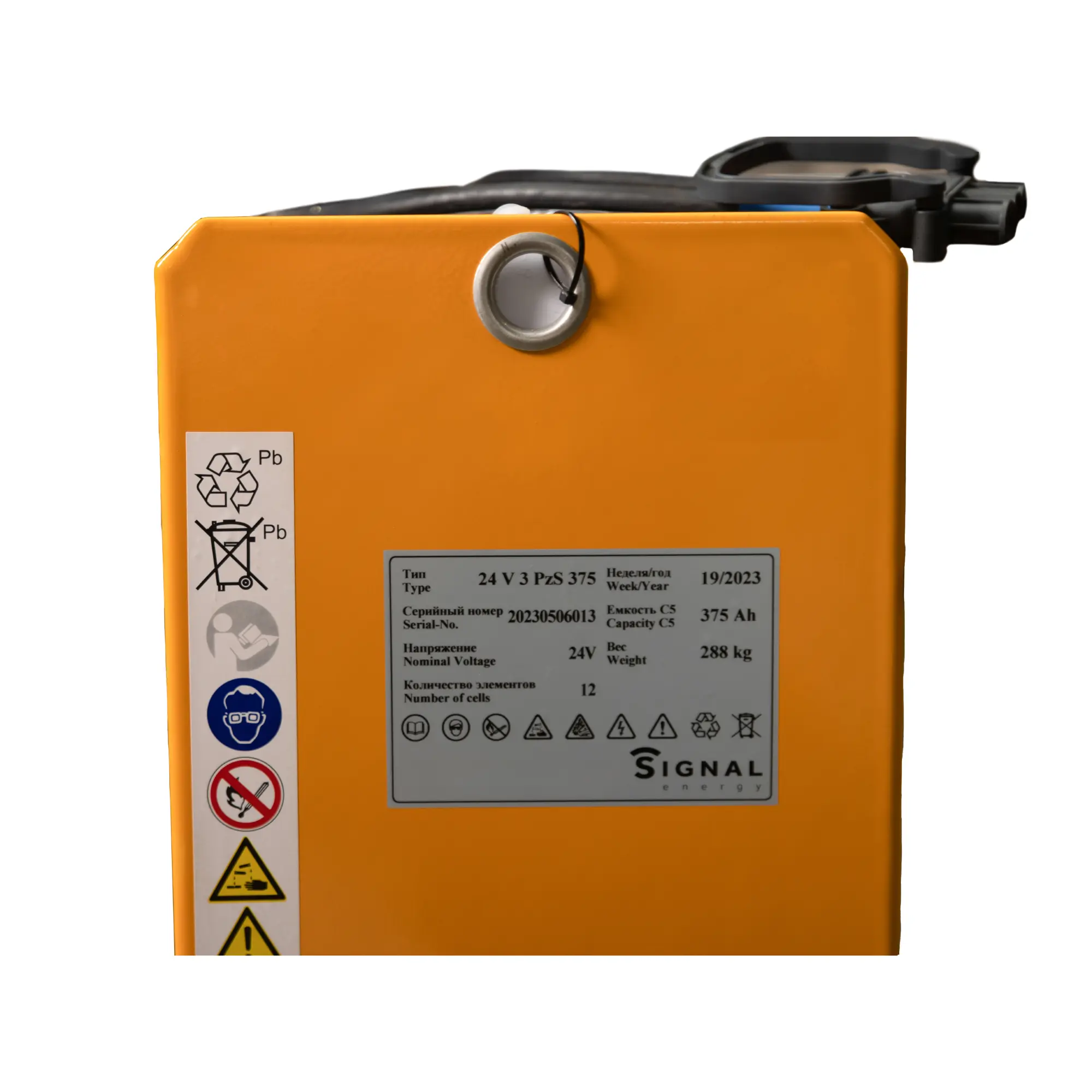 АКБ свинцово-кислотная Signal Energy 24 В, 375 Ач для штабелеров Linde