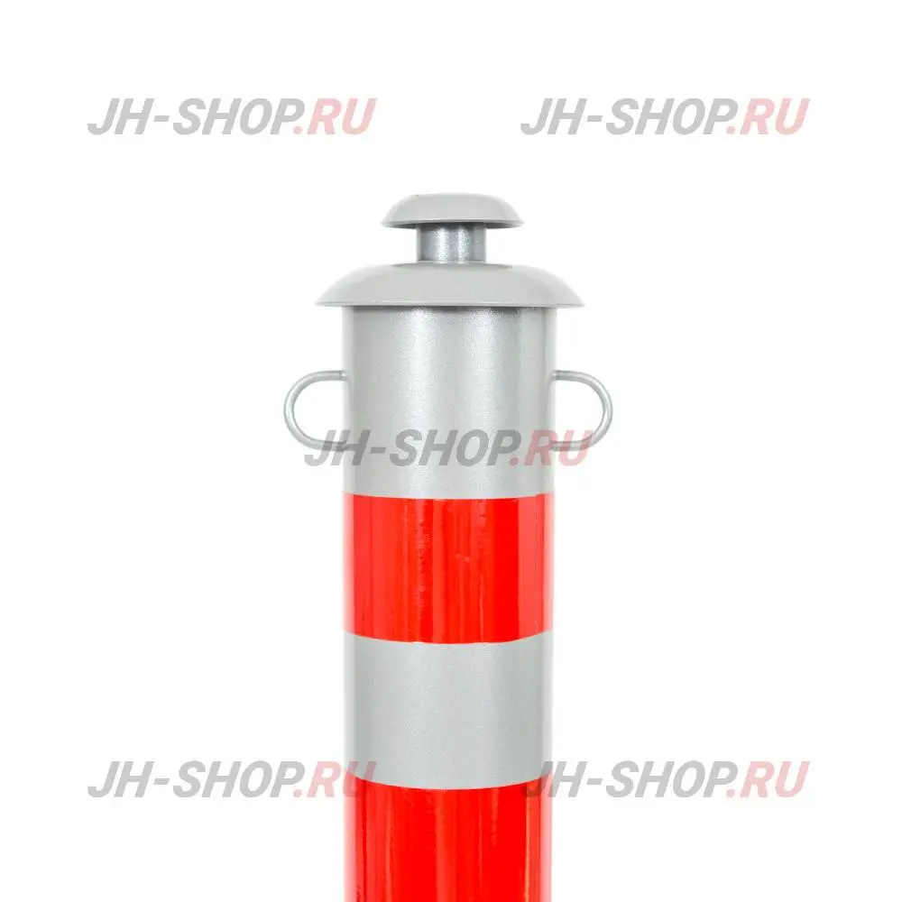 Столбик передвижной серии "Город", цвета: Серебристый глянец / Хром