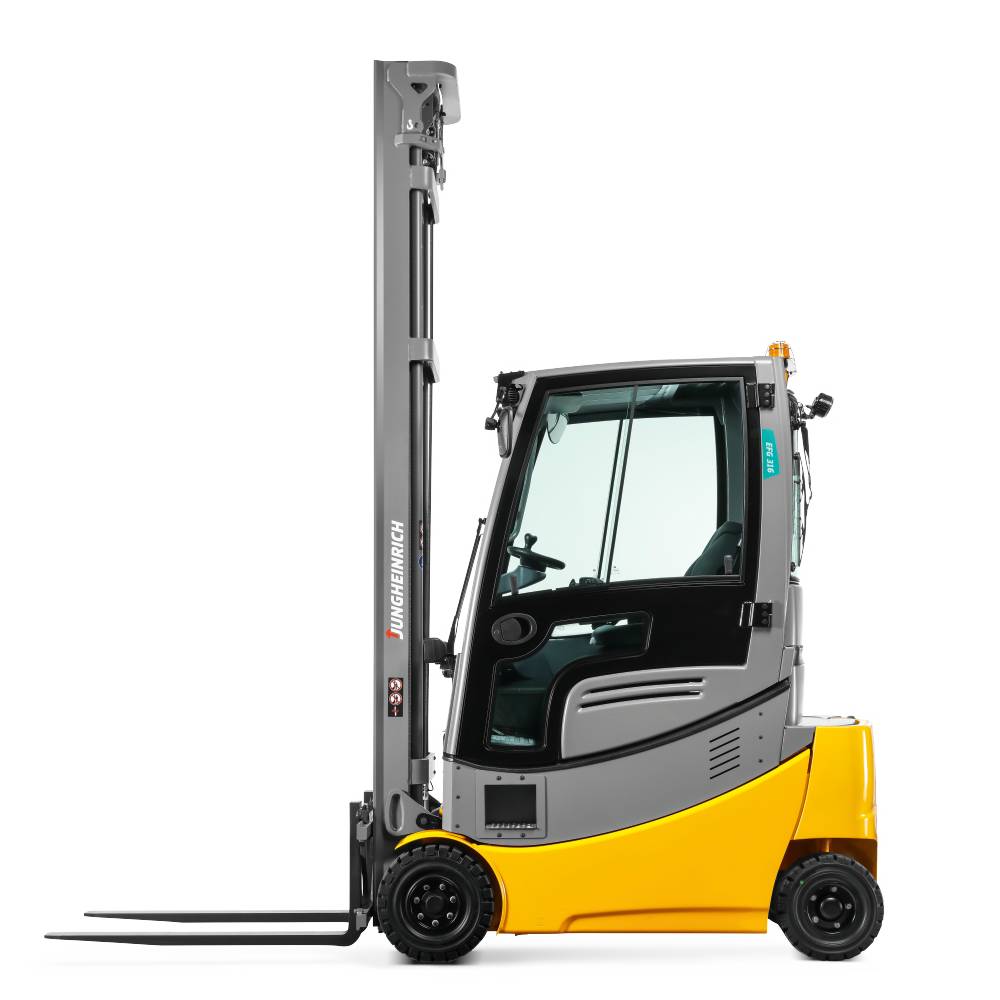 Электрический погрузчик Jungheinrich EFG 316  DZ, 4640 мм с сайдшифтом