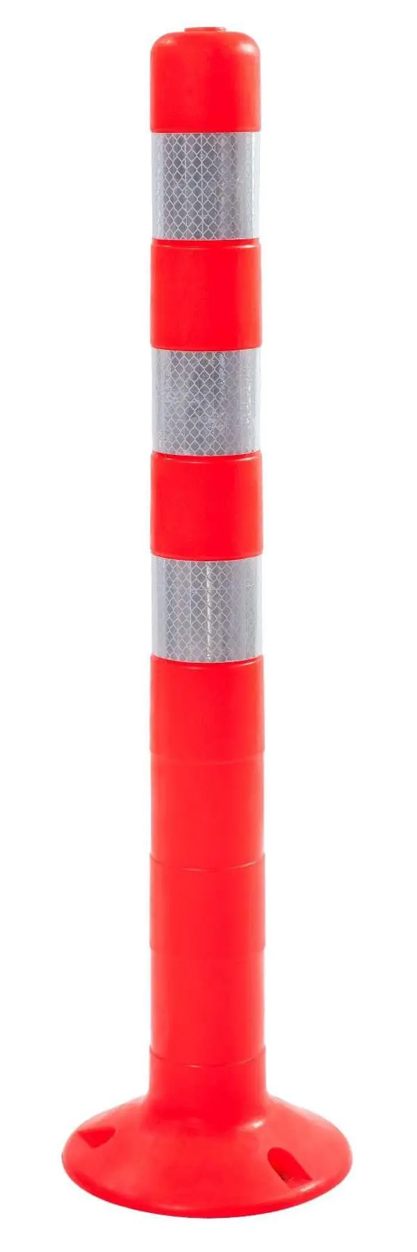 Столбик гибкий парковочный 750 мм сигнальный. 3 полосы