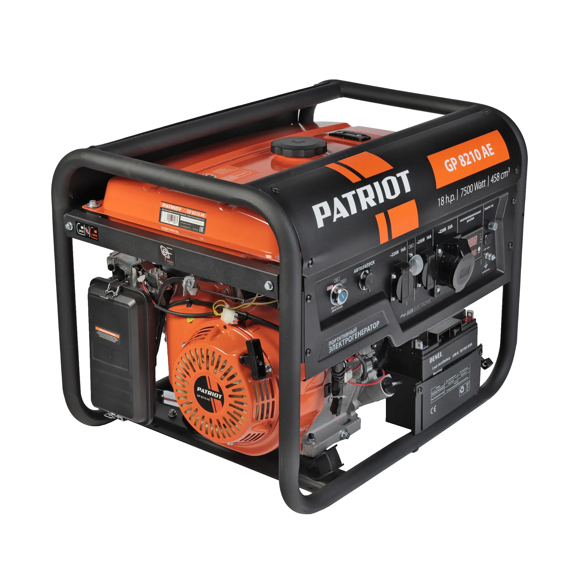 Генератор бензиновый PATRIOT GP 8210AE