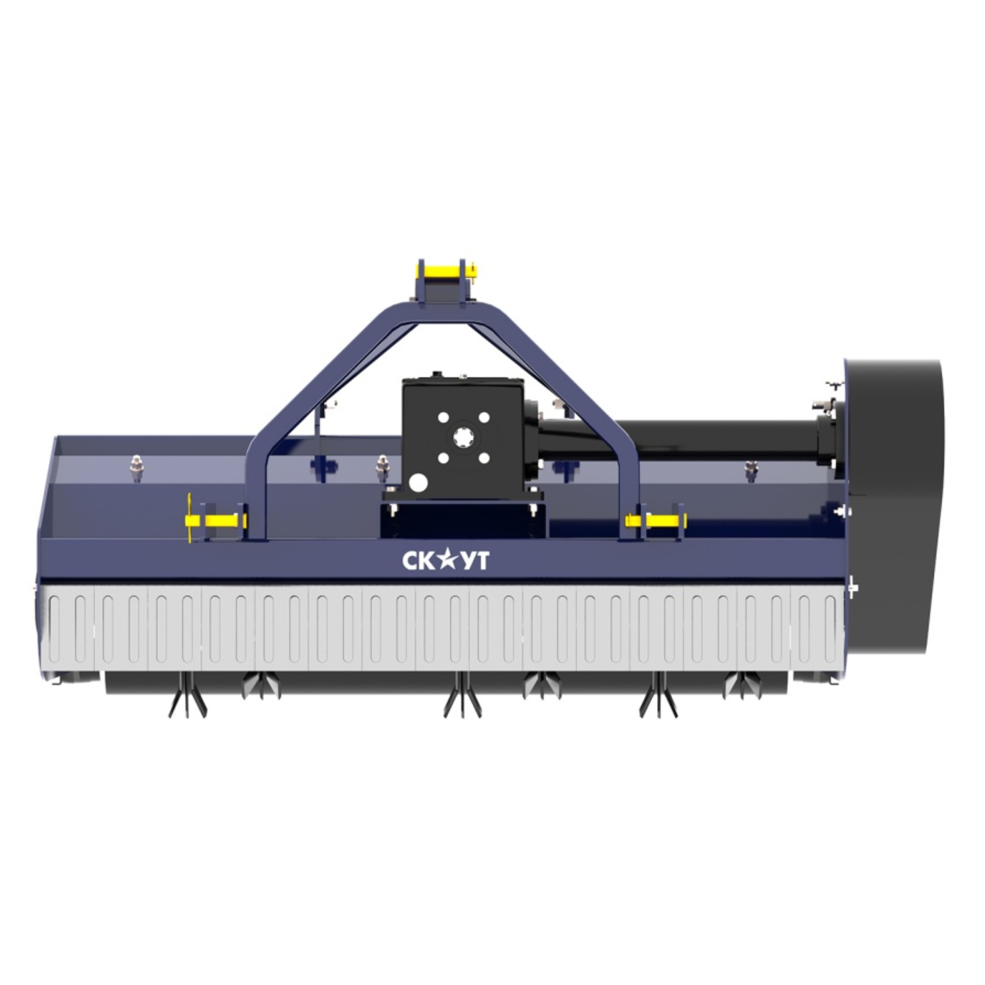 Мульчер (измельчитель) навесной СКАУТ SCQ-140 с катком