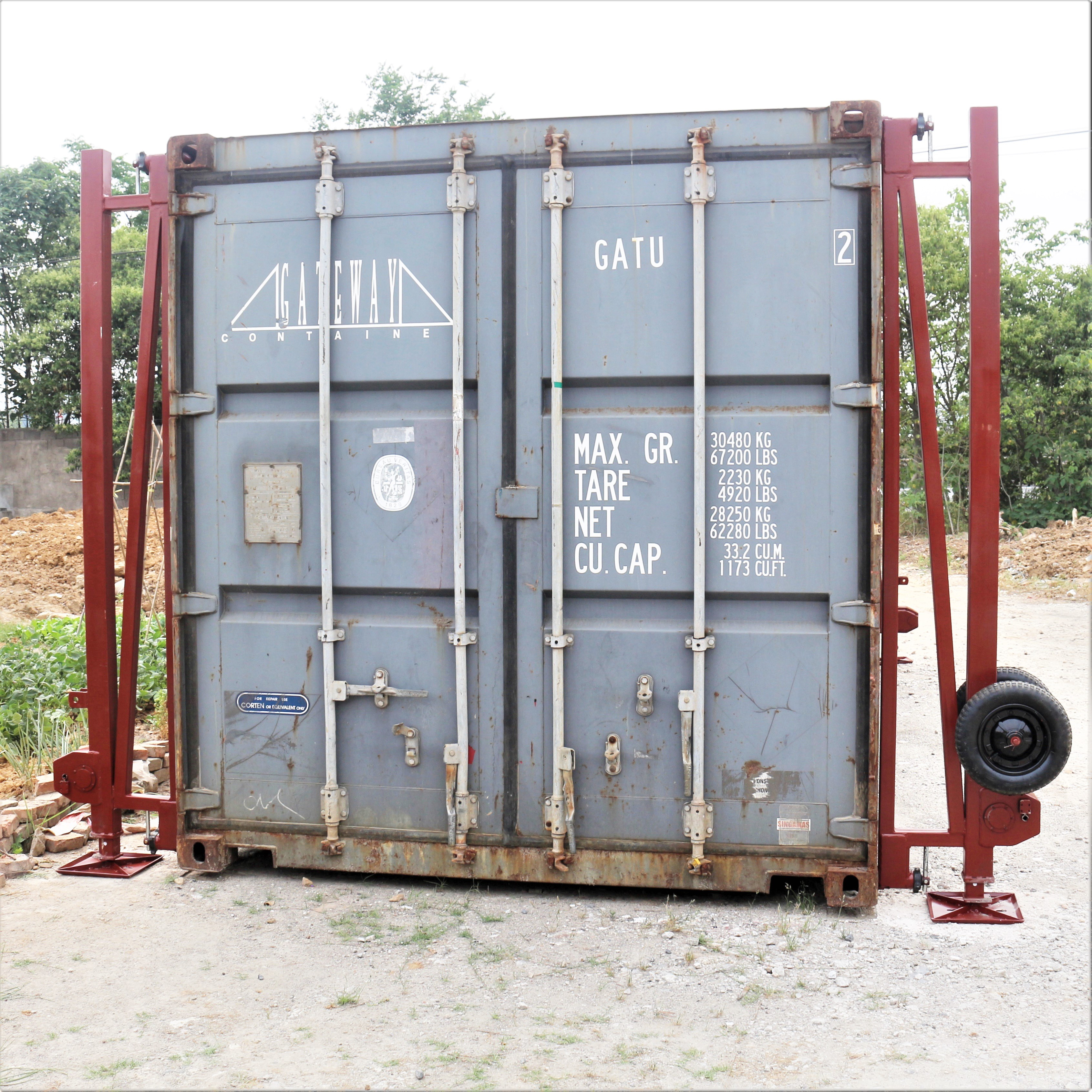 Мобильный домкрат для погрузки/разгрузки контейнеров SJG-SY-10-65