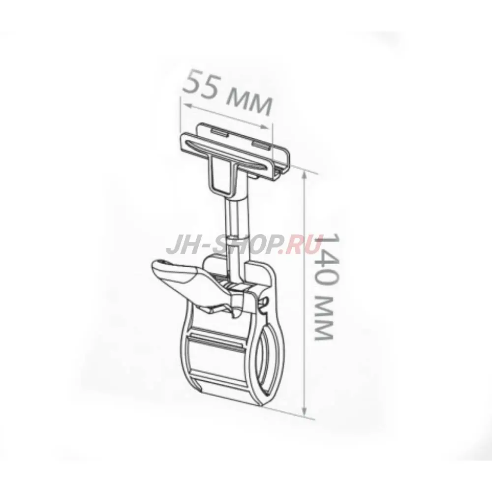 Универсальный держатель пластиковой рамки CLAMP-T