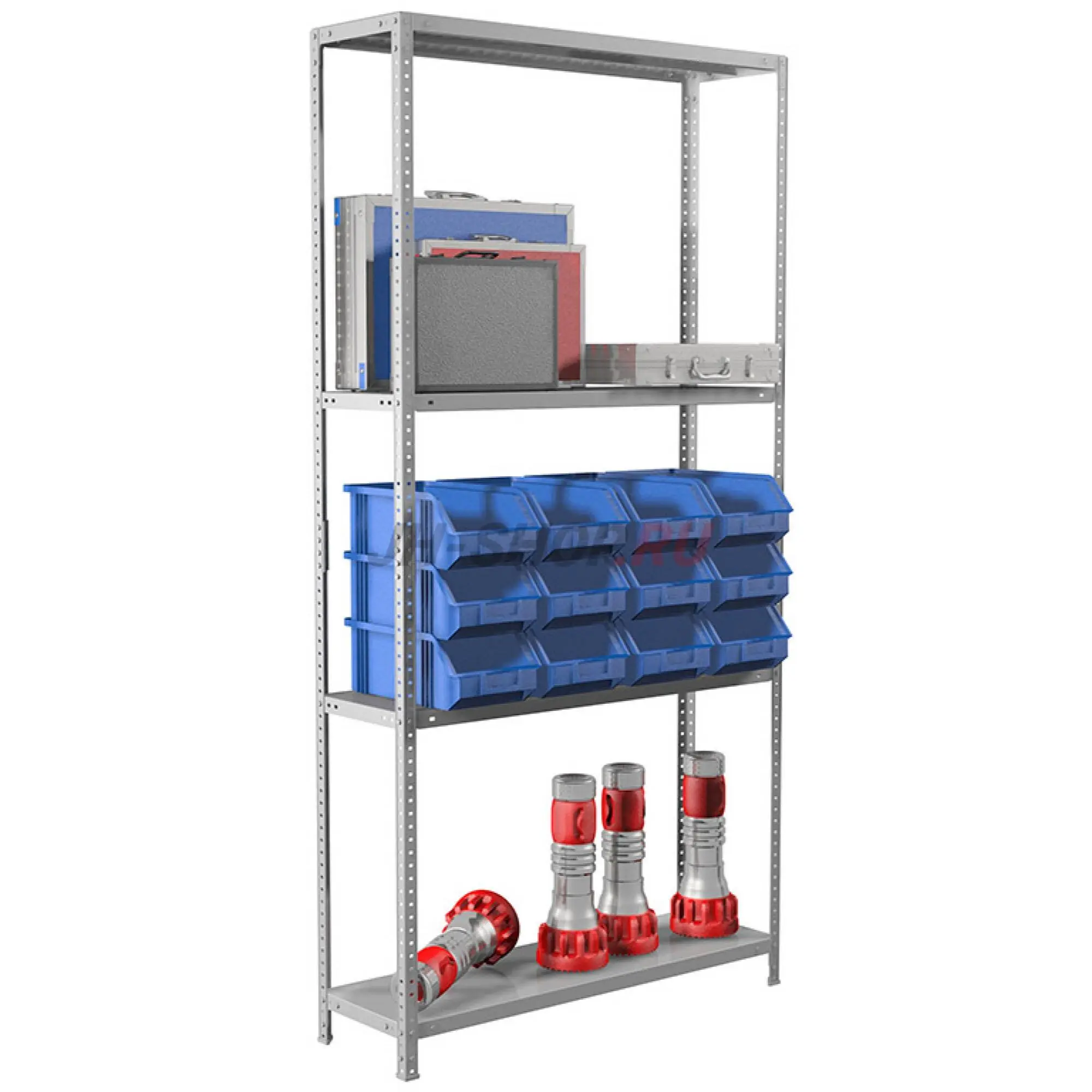 СТЕЛЛАЖ STANDART 185KD/70X30/4