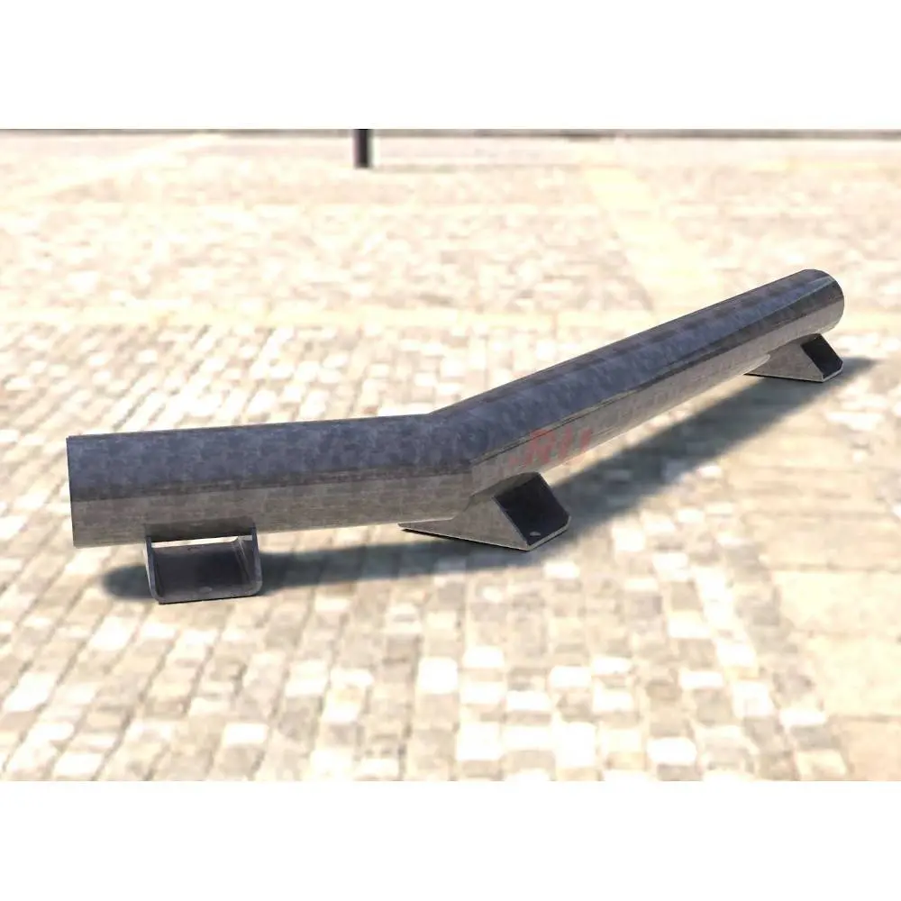 Колесные направляющие изогнутые, низкая модель 