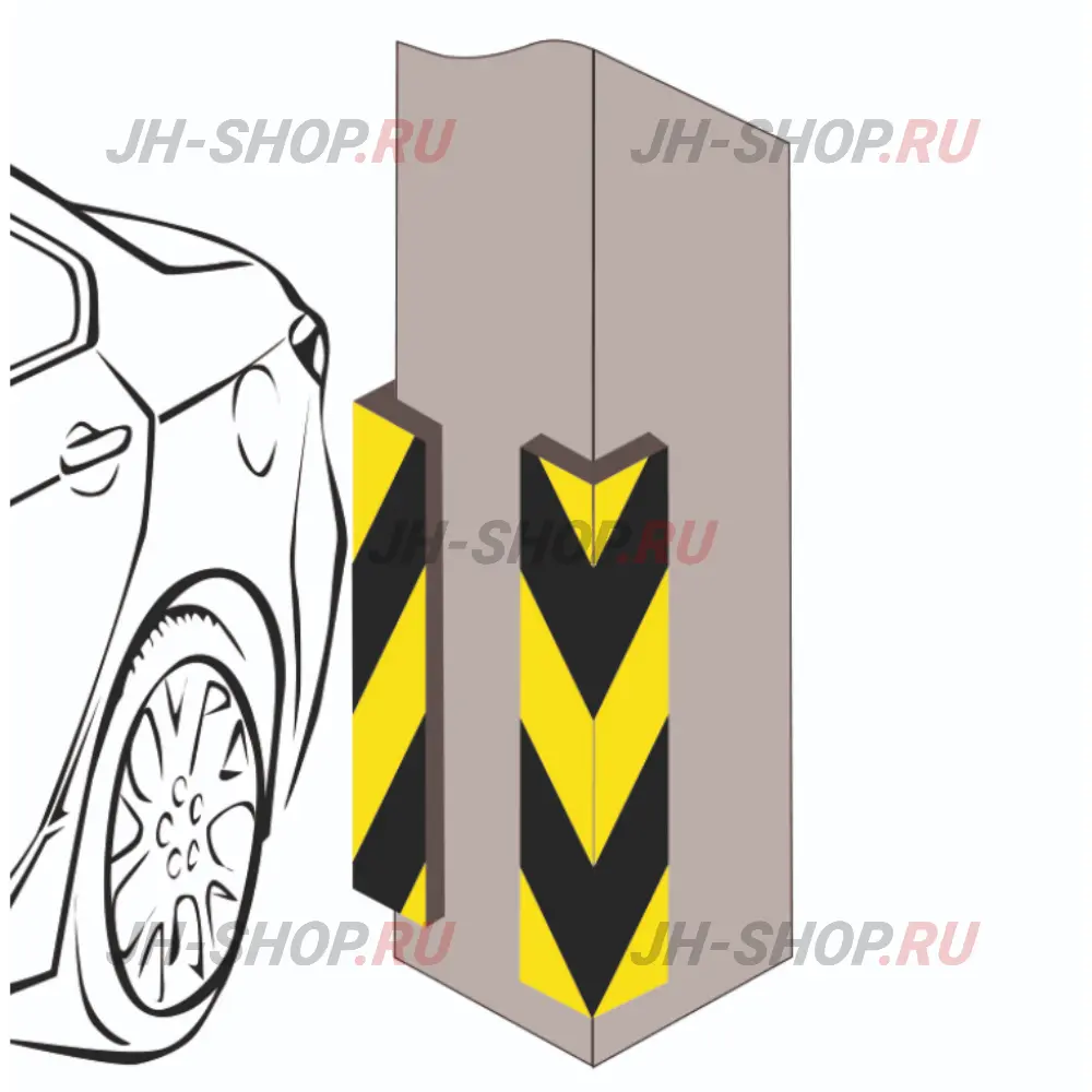 ДУ-ВП-1 Демпфер угловой из вспененного полиэтилена