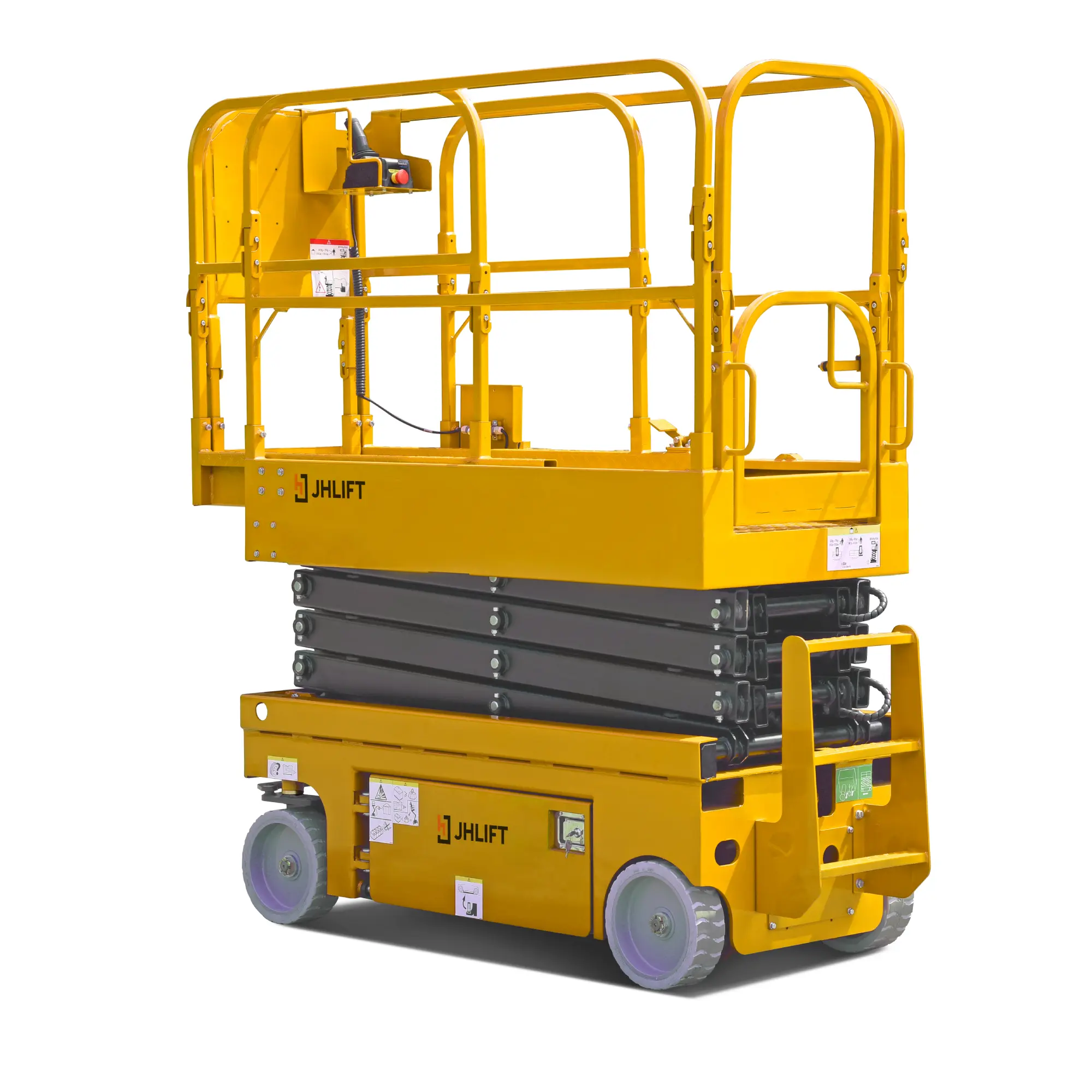 Электрический ножничный подъемник JHLIFT 78XEN, р/в 7800 мм, г/п 230 кг